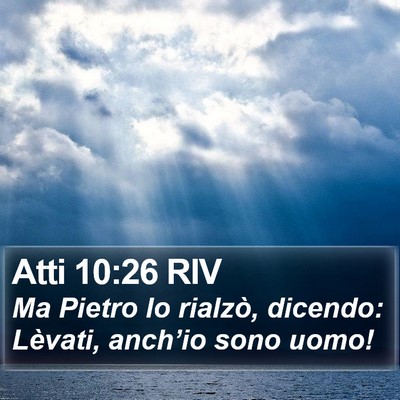 Atti 10:26 RIV Bible Verse Image