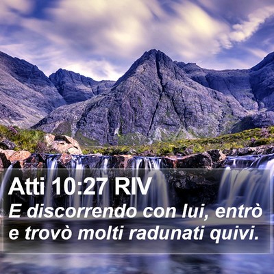 Atti 10:27 RIV Bible Verse Image