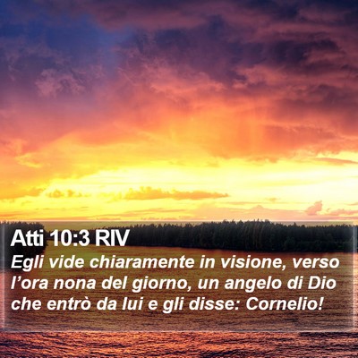 Atti 10:3 RIV Bible Verse Image