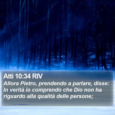 Atti 10:34 RIV Bible Verse Image