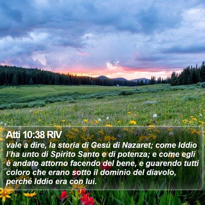 Atti 10:38 RIV Bible Verse Image