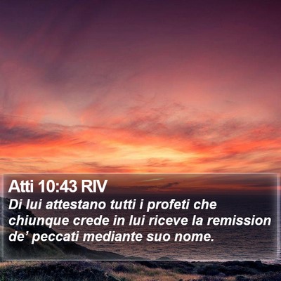 Atti 10:43 RIV Bible Verse Image