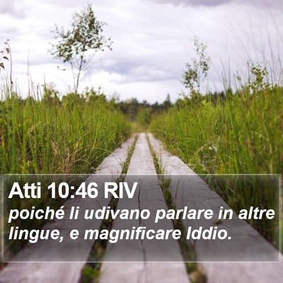 Atti 10:46 RIV Bible Verse Image