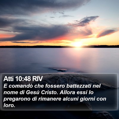 Atti 10:48 RIV Bible Verse Image