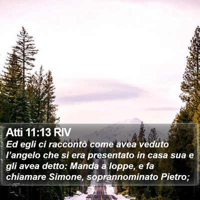 Atti 11:13 RIV Bible Verse Image