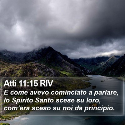 Atti 11:15 RIV Bible Verse Image