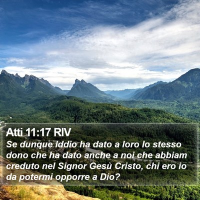 Atti 11:17 RIV Bible Verse Image