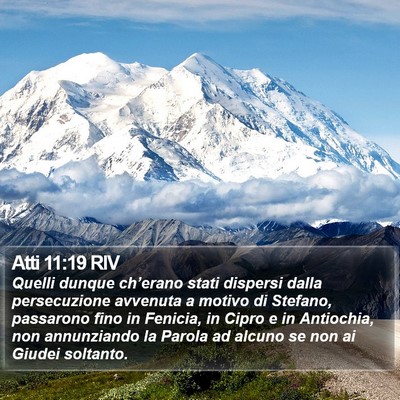 Atti 11:19 RIV Bible Verse Image