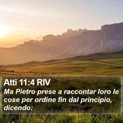 Atti 11:4 RIV Bible Verse Image
