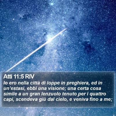 Atti 11:5 RIV Bible Verse Image