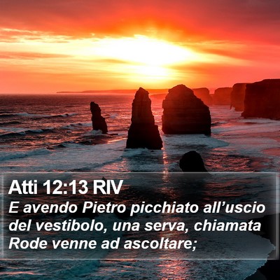 Atti 12:13 RIV Bible Verse Image