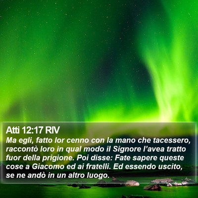 Atti 12:17 RIV Bible Verse Image