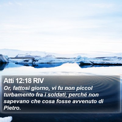 Atti 12:18 RIV Bible Verse Image