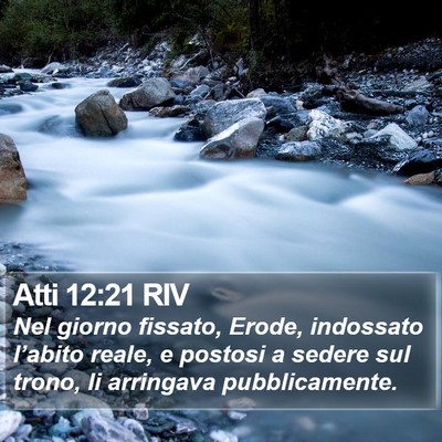 Atti 12:21 RIV Bible Verse Image