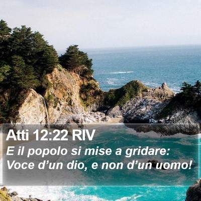 Atti 12:22 RIV Bible Verse Image