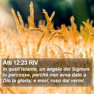 Atti 12:23 RIV Bible Verse Image