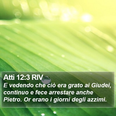 Atti 12:3 RIV Bible Verse Image