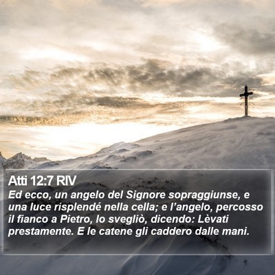 Atti 12:7 RIV Bible Verse Image