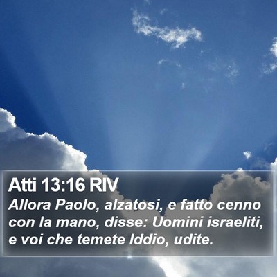 Atti 13:16 RIV Bible Verse Image