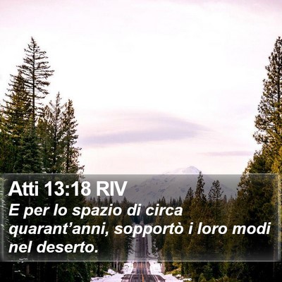Atti 13:18 RIV Bible Verse Image