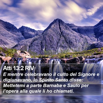 Atti 13:2 RIV Bible Verse Image