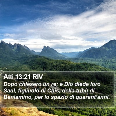 Atti 13:21 RIV Bible Verse Image