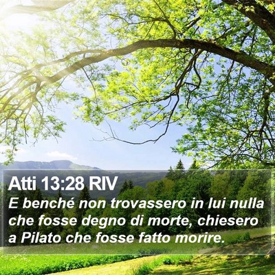 Atti 13:28 RIV Bible Verse Image