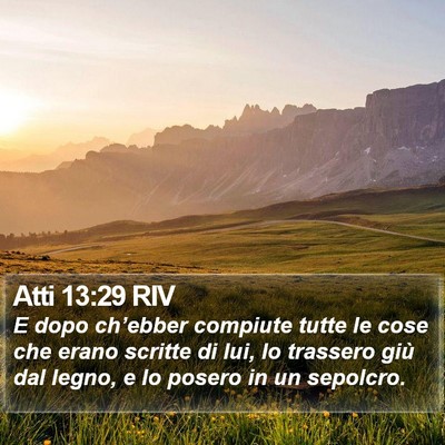 Atti 13:29 RIV Bible Verse Image