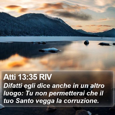Atti 13:35 RIV Bible Verse Image