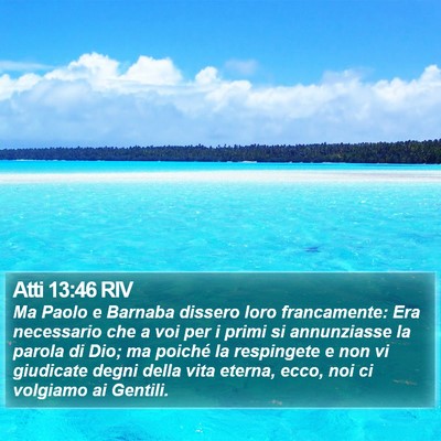 Atti 13:46 RIV Bible Verse Image