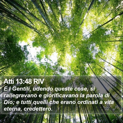 Atti 13:48 RIV Bible Verse Image