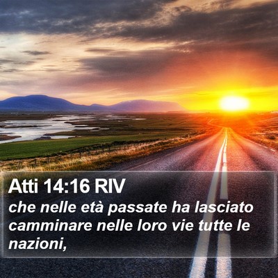 Atti 14:16 RIV Bible Verse Image