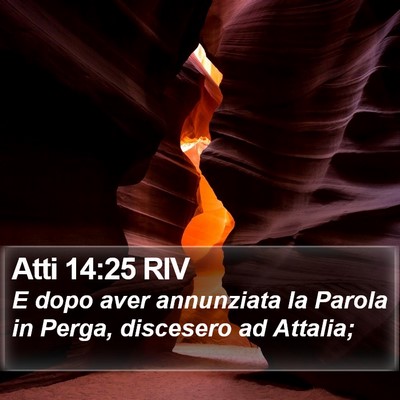 Atti 14:25 RIV Bible Verse Image