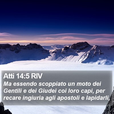 Atti 14:5 RIV Bible Verse Image