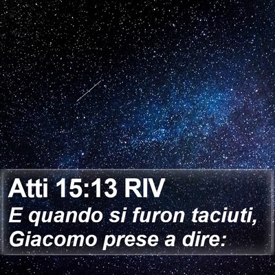 Atti 15:13 RIV Bible Verse Image