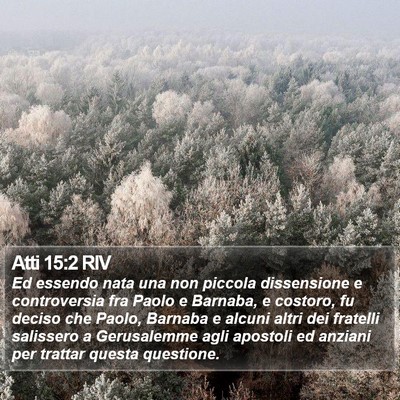 Atti 15:2 RIV Bible Verse Image