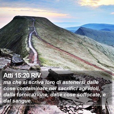 Atti 15:20 RIV Bible Verse Image