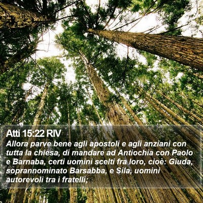 Atti 15:22 RIV Bible Verse Image