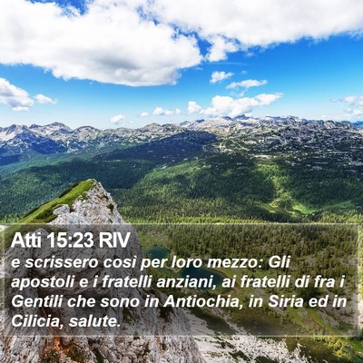 Atti 15:23 RIV Bible Verse Image