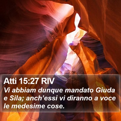 Atti 15:27 RIV Bible Verse Image