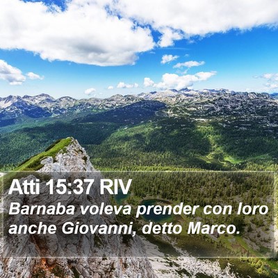 Atti 15:37 RIV Bible Verse Image