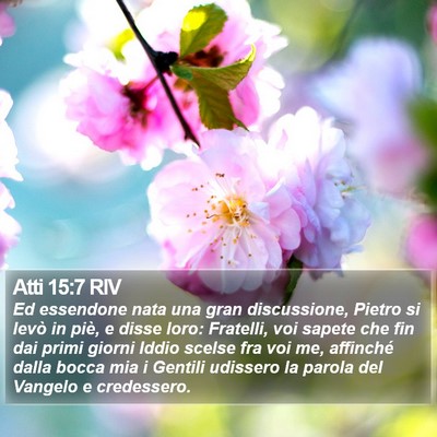 Atti 15:7 RIV Bible Verse Image