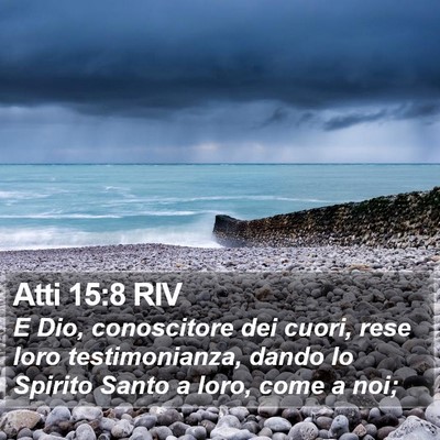Atti 15:8 RIV Bible Verse Image