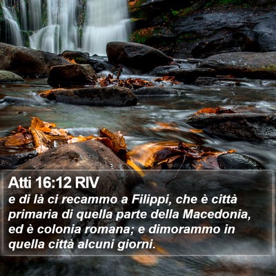 Atti 16:12 RIV Bible Verse Image