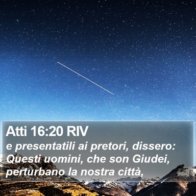 Atti 16:20 RIV Bible Verse Image