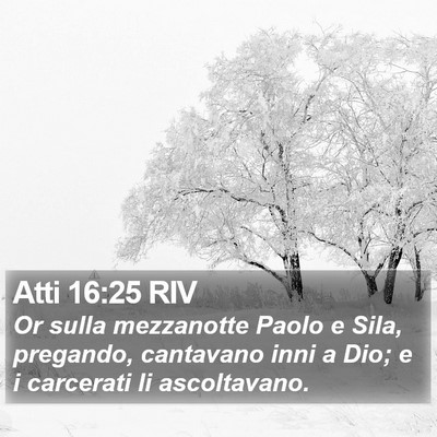 Atti 16:25 RIV Bible Verse Image