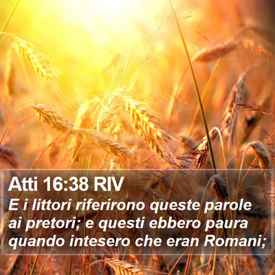 Atti 16:38 RIV Bible Verse Image