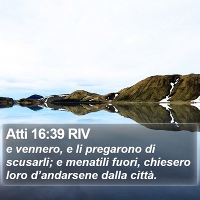 Atti 16:39 RIV Bible Verse Image
