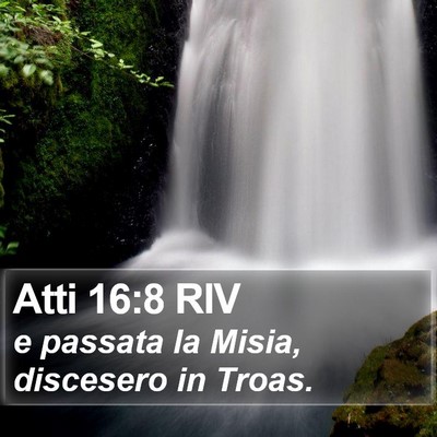 Atti 16:8 RIV Bible Verse Image