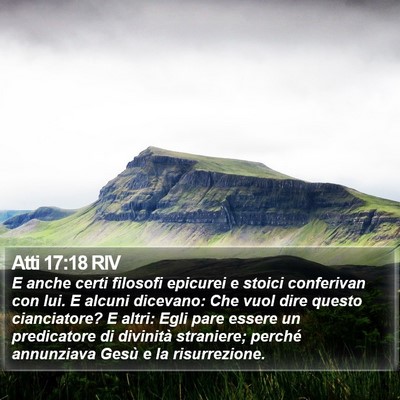 Atti 17:18 RIV Bible Verse Image